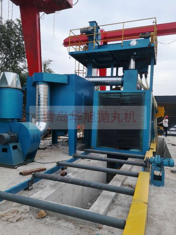 Q6918大型鋼結構拋丸清理機萊蕪用戶安裝調試完成 Q6918大型鋼結構拋丸清理機萊蕪用戶安裝調試完成